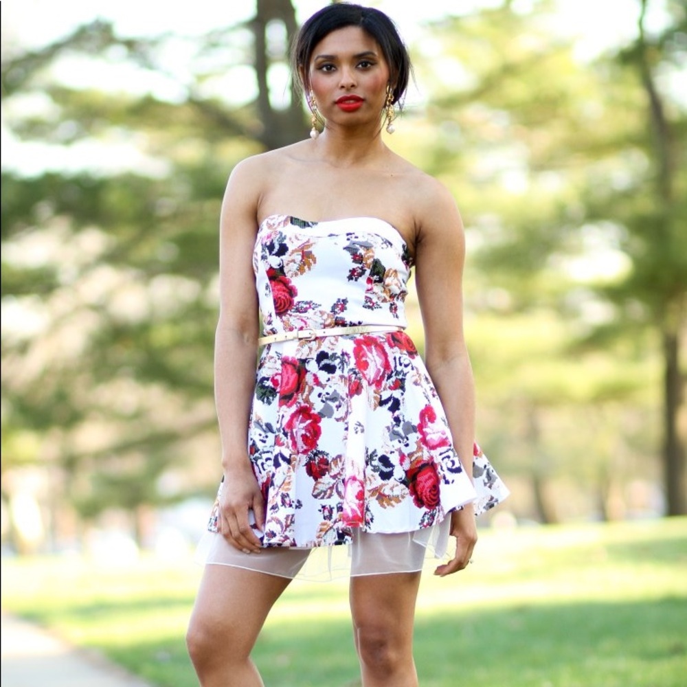 Digital Floral Dress